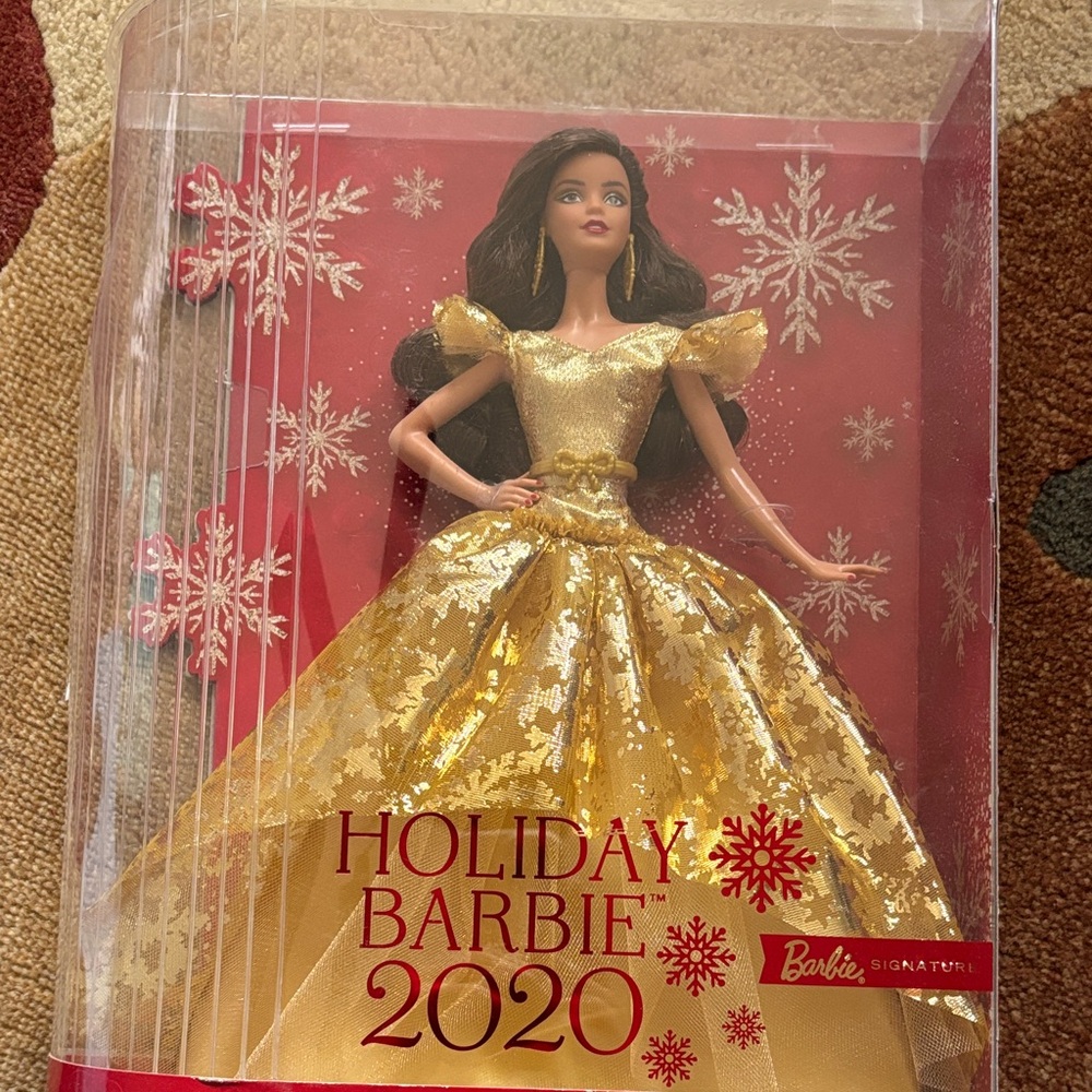 Barbie Holiday 2020 Doll in Gold Gown